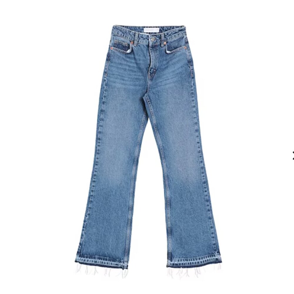 NWT Topshop Stylish Laid-Back Crop Jeans